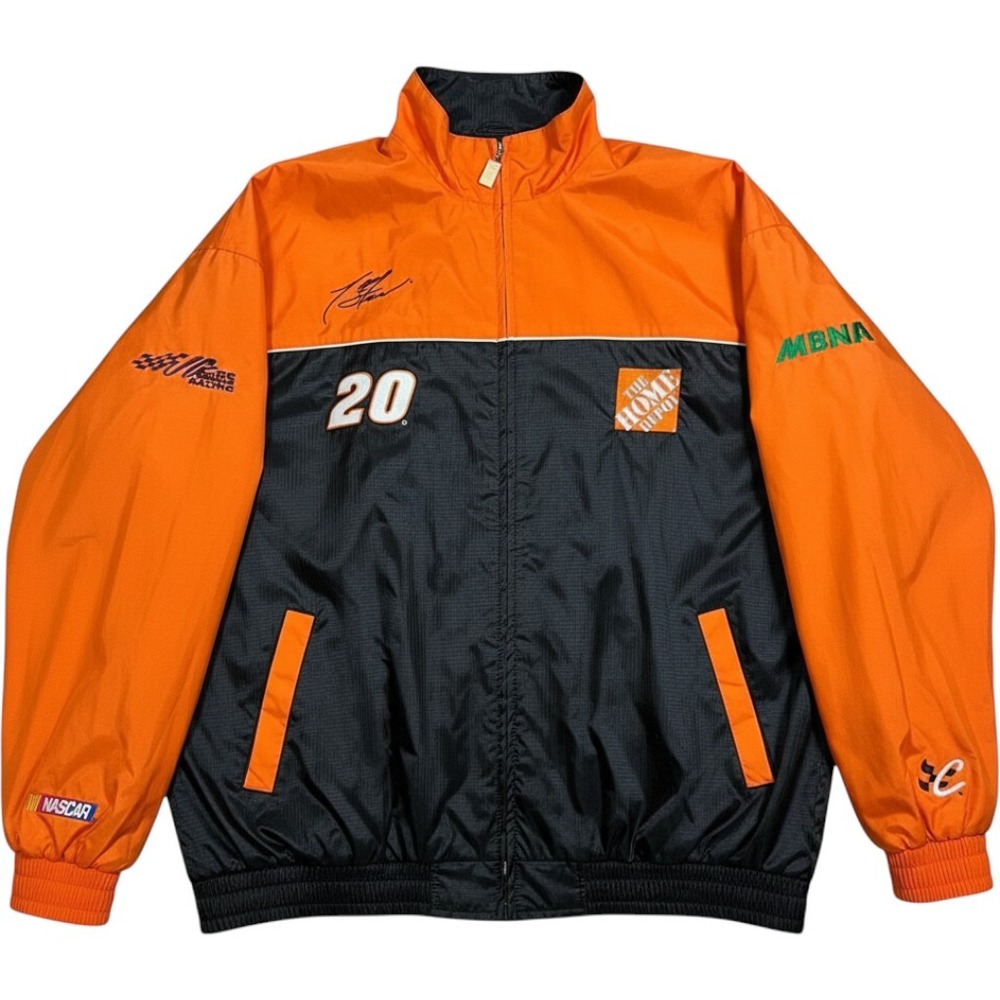 Chase Authentics NASCAR Jacket Mens XL Orange Tony Stewart Home Depot Joe Gibbs